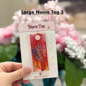 40 oz Stanley Tumbler Acrylic Nameplate Accessories H2.0 Stanley Name Tag - Big